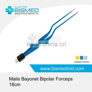 Malis Bayonet Bipolar Forceps 18cm