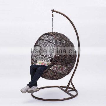 Hammock Rattan Swing Hanging Chair Suspension Seat Lounge Egg Shaped Indoor Swing Chair photo-5