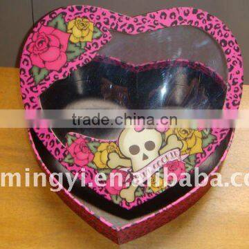 Lovely Pink Heart Shaped Box Gift Packaging