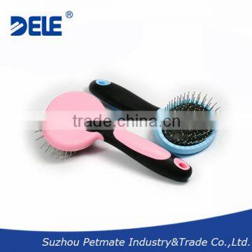 Pet Accessories Comfort Grip Hair Brush with Ultrasonic Welding Technology