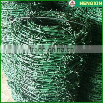 PVC coated barbed wire mesh fence Barbed wire coil