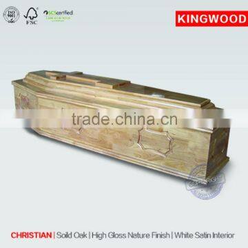 CHRISTIAN german style coffin equipment for funeral