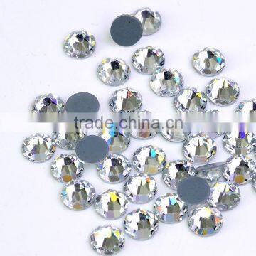 Sparkling 16 cuts Flatback Rhinestone Hotfix, SS3-SS48 Hotfix Crystal Strass Rhinestone with Glue Wholesale for Wedding Dress