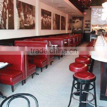 Strong quality cheap modern restaurant booth seating