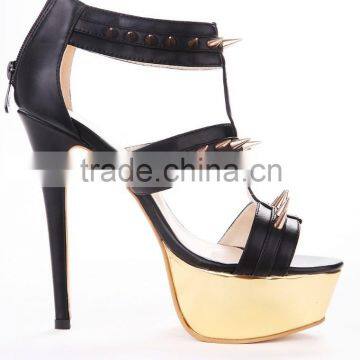 spike lady dress sandals sexy synthetic material stiletto heel glatiator sandals