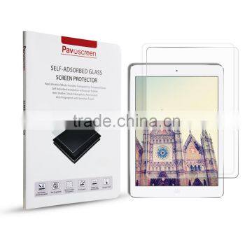 Pavoscreen Factory price anti-scratch 9h premium tempered glass screen protectors for ipad Air Air2