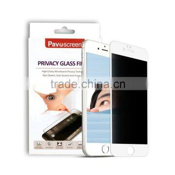 9H Hardness Hd Clear Film Ultra Thin Guard Anti-bubble Privacy Filter Tempered Glass Screen Protector For IPhone 7 6 6s 4.7 Inch photo-4