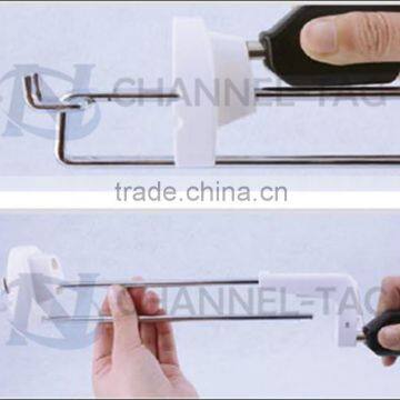 EAS security display peg hook lock for pegboard