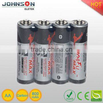 Zinc carbon R6 UM3 AA battery