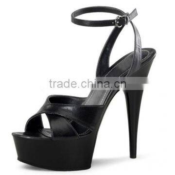 Fashion Ultra High Heels Sandals 6 Inch Sexy Performance Exotic Dancer Bride Wedding Shoes photo-6