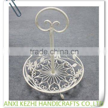 KZ8-06046 Home Decorative Metal Wire Fruit Tray with Handle