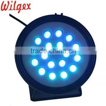 Round Type IP65 Waterproof 18x3w RGB 3in1 Led Wash Light Outdoor photo-4