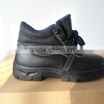 Steel toe protective buffalo leather safety shoes from China Factory