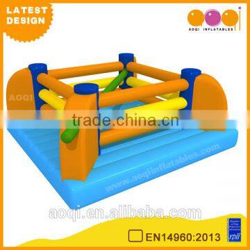 2015 AOQI latest design boxing game small inflatable boxing ring for adults on sale