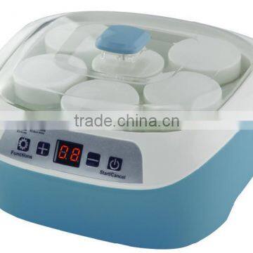 1.2L big optional temperature 6-jar commercial frozen yogurt naking machine