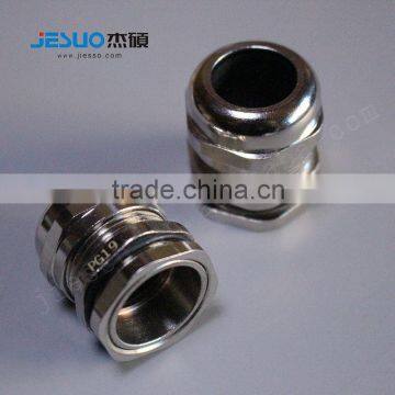 IP68 Waterproof Brass Plated Nickel Cable Gland PG7, Metal Cable Gland