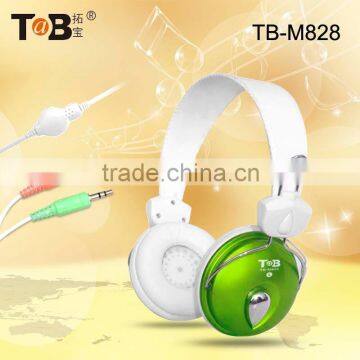 High Performance Headband Stereo Headphone, computer double jack headphones