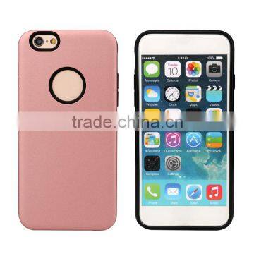 Anti-scratch Glossy TPU+PC cell phone case for iPhone