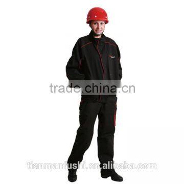 2015 Black Workwear Suit For Women Customed OEM ODM Work Clothes Factory Uniforms