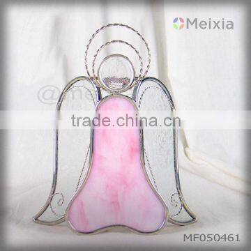 MF050461 tiffany style stained glass angel for christmas decoration for wholesale holiday gift