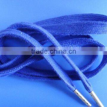 Metal aglet shoelaces