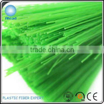 Different green colors of PET broom fiber PET synthetic fiber polyester plastic filament