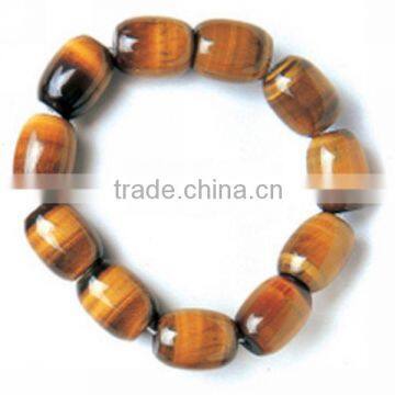 Wholesale gemstone tiger eye nugget bracelet jewelry