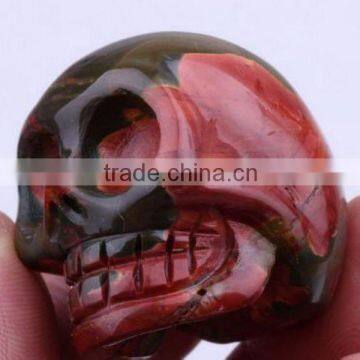 Hot seller picasso skull carving gemstone skullcandy