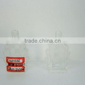 7.3~7.8 ml flat essential balm glass bottle