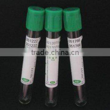 Vacuum blood collection heparin tube 6ml