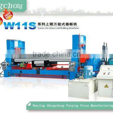 W11 three roller coiling machine/metal plate roll machine tool