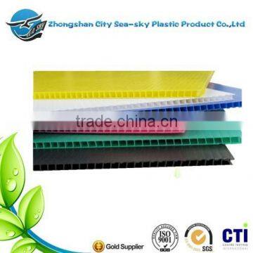 hot sale product of 5mm PP Twin Wall Sheet/twin wall corrugated sheet/pp plastic sheet