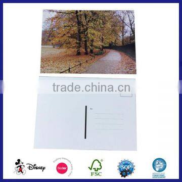 bulk custom paper postcard printing