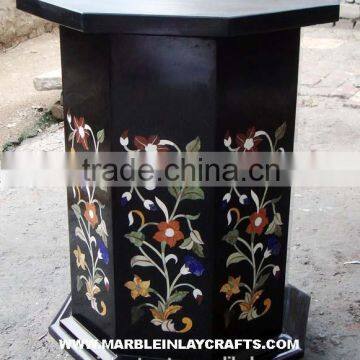 Marble Inlay Table Stand