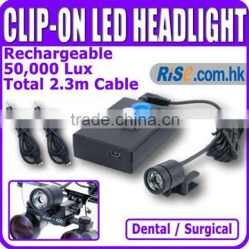 Surgical LED Head Dentist Loupes 50000 Lux Medical Lamp Binocular Dental Light