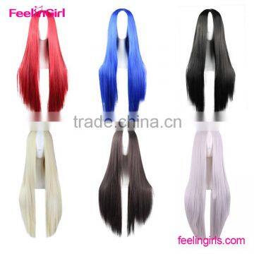 hot sale silky straight synthetic wig long hair wig