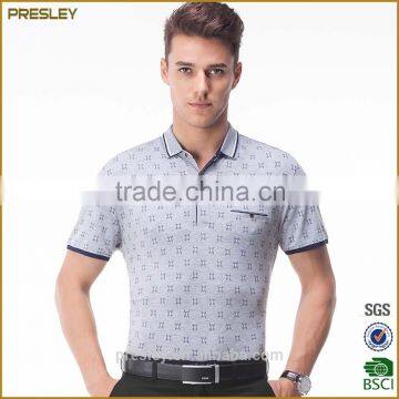 High quality summer men dot casual style color custom mens polo shirt