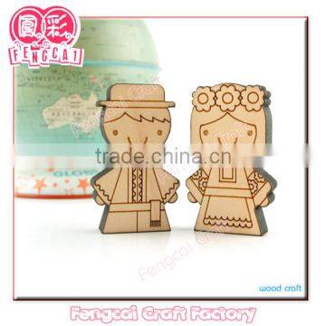 Travel Souvenir Custom Wooden Animal Lovely Bear Fridge Magnet(Wood gift/craft/art in Laser Cut & Engraving)