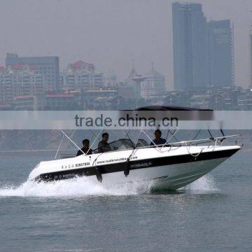 QD 22 bowrider fiberglass open boat with outbaord motor