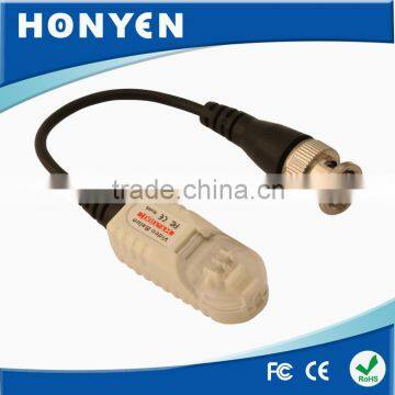 Tool free single channel passive video balun HY-108C