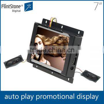 FlintStone flexible audio output 7 inch open frame lcd monitor