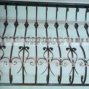 2015 Top-selling modern steel iron balcony fence