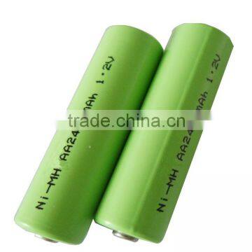 rechargeable batteries Ni-MH AA 2400mAh 1.2V battery pack industrial batteries