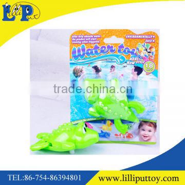 Funny swimming cartoon wind up crocodile