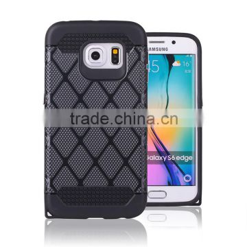 Anti-skidding hard PC and TPU combo case for Samsung galaxy S6 Edge