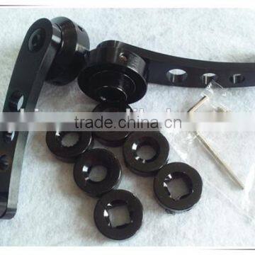 Aluminum black color window crank handle