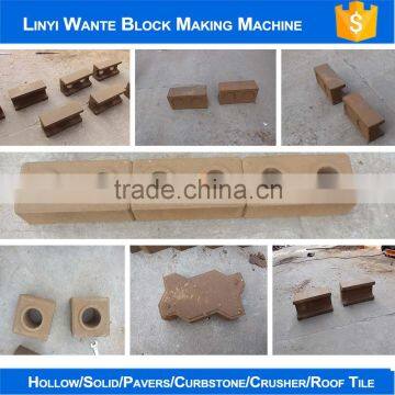 Wante Machinery WT1-25 Compressed Earth Interlocking Clay Bricks Making Machine Price