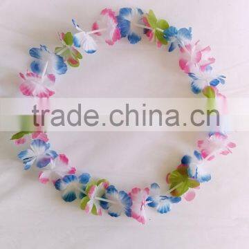 Customized Promotional Colorful Flower Lei Hawaii Collar for Hawaii photo-2