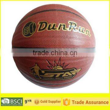 Laminated PU basketball, competition basketball