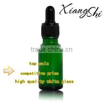 20ml glass green oil bottles made in Guangzhou factory